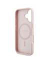 Kup Guess Hot Stamp cu granulație Logo Triunghi Peony MagSafe Apple iPhone 16 roz - GUE4525 - {ean13} - Sklep Home Screen