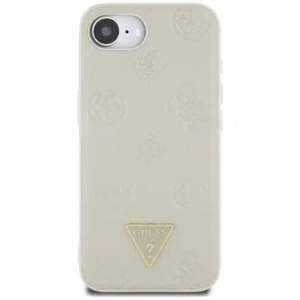 Kup Guess Logo Triunghi Peony cu Hot Stamp Granulat MagSafe Apple iPhone 16e bej - GUE4526 - {ean13} - Sklep Home Screen