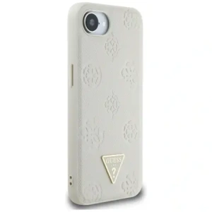 Kup Guess Logo Triunghi Peony cu Hot Stamp Granulat MagSafe Apple iPhone 16e bej - GUE4526 - {ean13} - Sklep Home Screen