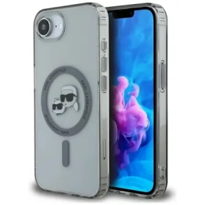 Buy Karl Lagerfeld IML Metal Karl & Choupette Heads MagSafe Apple iPhone 16e black - KLD22011 - {ean13} - Home Screen Store Europe