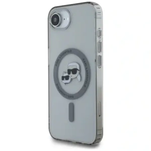 Kup Karl Lagerfeld IML Metal Karl & Choupette Heads MagSafe Apple iPhone 16e negru - KLD22011 - {ean13} - Sklep Home Screen