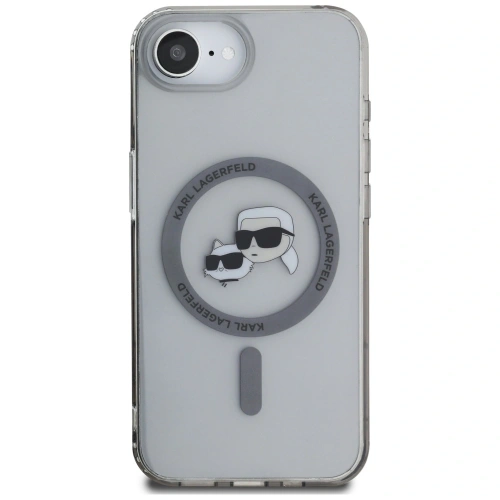 Buy Karl Lagerfeld IML Metal Karl & Choupette Heads MagSafe Apple iPhone 16e black - KLD22011 - {ean13} - Home Screen Store Europe