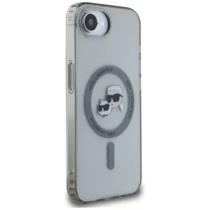Kup Karl Lagerfeld IML Metal Karl & Choupette Heads MagSafe Apple iPhone 16e negru - KLD22011 - {ean13} - Sklep Home Screen