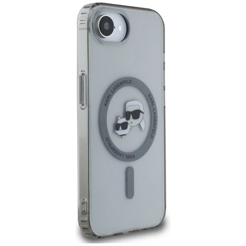 Buy Karl Lagerfeld IML Metal Karl & Choupette Heads MagSafe Apple iPhone 16e black - KLD22011 - {ean13} - Home Screen Store Europe
