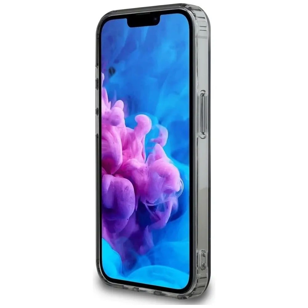 Etui Karl Lagerfeld IML Metal Karl & Choupette Heads MagSafe do Apple iPhone 16e czarny