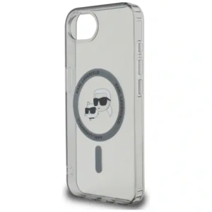 Kup Karl Lagerfeld IML Metall Karl & Choupette Köpfe MagSafe Apple iPhone 16e schwarz - KLD22011 - {ean13} - Sklep Home Screen