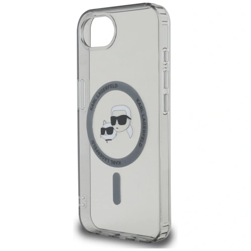 Buy Karl Lagerfeld IML Metal Karl & Choupette Heads MagSafe Apple iPhone 16e black - KLD22011 - {ean13} - Home Screen Store Europe