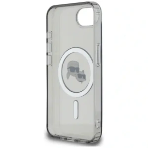 Kup Karl Lagerfeld IML Metal Karl & Choupette Heads MagSafe Apple iPhone 16e negru - KLD22011 - {ean13} - Sklep Home Screen