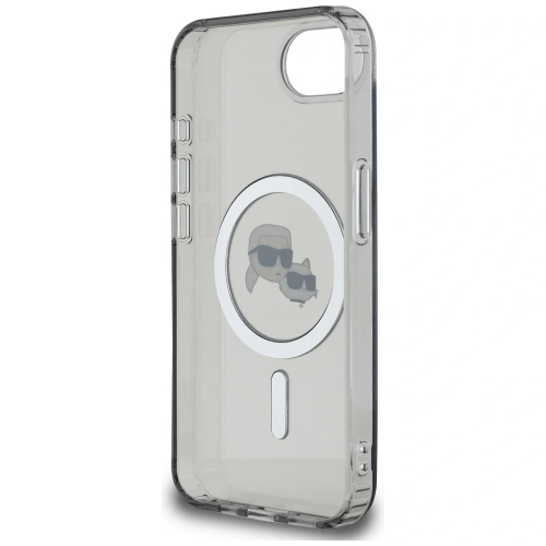Buy Karl Lagerfeld IML Metal Karl & Choupette Heads MagSafe Apple iPhone 16e black - KLD22011 - {ean13} - Home Screen Store Europe