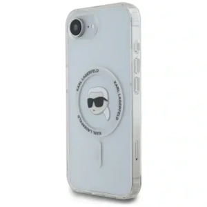 Kup Karl Lagerfeld IML Metal Karl Head MagSafe Apple iPhone 16e alb - KLD22012 - {ean13} - Sklep Home Screen