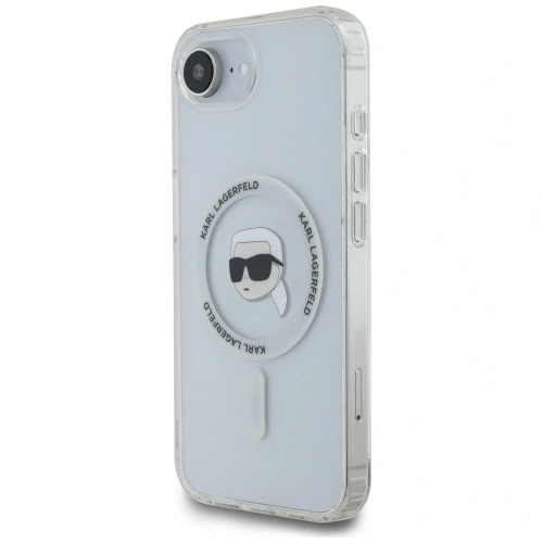 Kup Karl Lagerfeld IML Metall Karl Kopf MagSafe Apple iPhone 16e weiß - KLD22012 - {ean13} - Sklep Home Screen