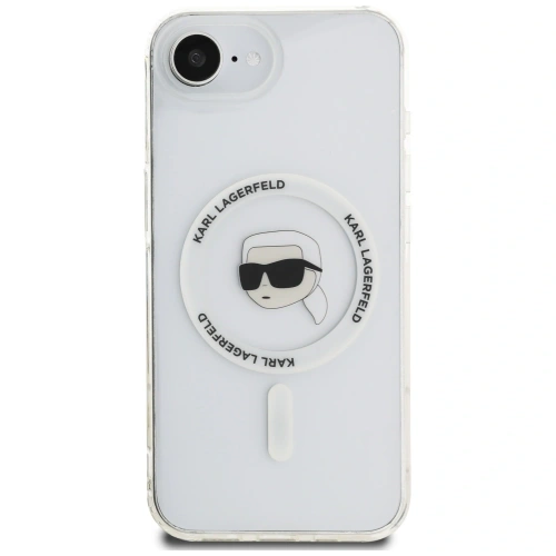Kup Karl Lagerfeld IML Metall Karl Kopf MagSafe Apple iPhone 16e weiß - KLD22012 - {ean13} - Sklep Home Screen
