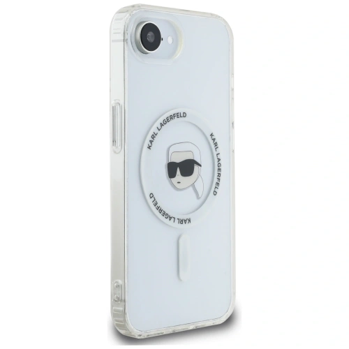 Kup Karl Lagerfeld IML Metall Karl Kopf MagSafe Apple iPhone 16e weiß - KLD22012 - {ean13} - Sklep Home Screen