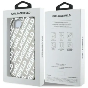 Kup Karl Lagerfeld IML Logo Repetat Apple iPhone 16e argintiu - KLD22013 - {ean13} - Sklep Home Screen