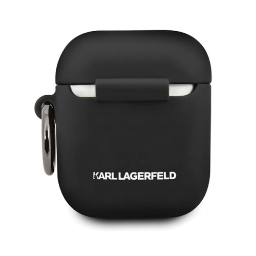 Kup Etui Karl Lagerfeld KLACCSILKHBK husă pentru Apple AirPods neagră/silicon Ikonik - KLD290BLK - {ean13} - Sklep Home Screen
