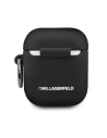 Kup Etui Karl Lagerfeld KLACCSILKHBK husă pentru Apple AirPods neagră/silicon Ikonik - KLD290BLK - {ean13} - Sklep Home Screen
