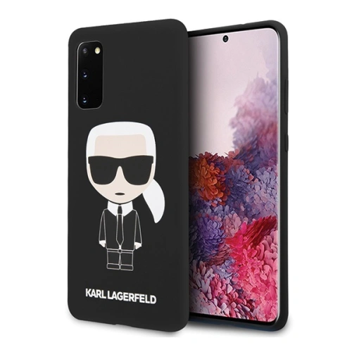 Kup Etui Karl Lagerfeld KLHCS62SLFKBK Samsung Galaxy S20 hardcase czarny/black Silicone Iconic - KLD291BLK - {ean13} - Sklep Home Screen