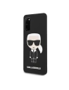 Kup Etui Karl Lagerfeld KLHCS62SLFKBK Samsung Galaxy S20 hardcase czarny/black Silicone Iconic - KLD291BLK - {ean13} - Sklep Home Screen