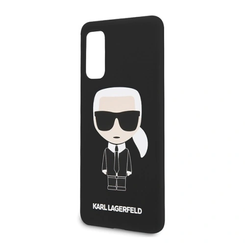 Kup Etui Karl Lagerfeld KLHCS62SLFKBK Samsung Galaxy S20 hardcase czarny/black Silicone Iconic - KLD291BLK - {ean13} - Sklep Home Screen