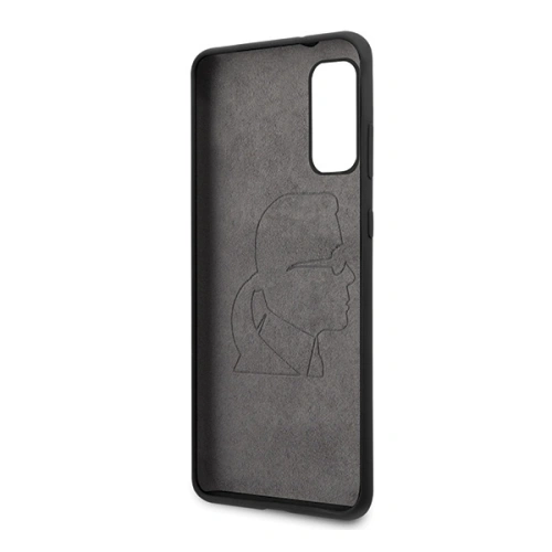 Kup Etui Karl Lagerfeld KLHCS62SLFKBK Samsung Galaxy S20 hardcase czarny/black Silicone Iconic - KLD291BLK - {ean13} - Sklep Home Screen