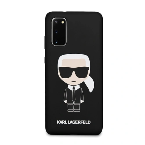 Kup Etui Karl Lagerfeld KLHCS62SLFKBK Samsung Galaxy S20 hardcase czarny/black Silicone Iconic - KLD291BLK - {ean13} - Sklep Home Screen