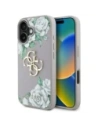 Buy Guess Grained Roses Big 4G logo Apple iPhone 16 purple - GUE4529 - {ean13} - Home Screen Store Europe