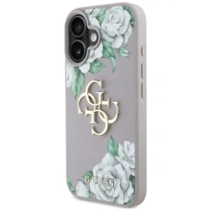 Kup Etui Guess Grained Roses Big 4G logo do Apple iPhone 16 fioletowy - GUE4529 - {ean13} - Sklep Home Screen