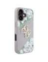 Buy Guess Grained Roses Big 4G logo Apple iPhone 16 purple - GUE4529 - {ean13} - Home Screen Store Europe