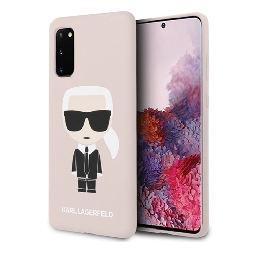 Kup Etui Karl Lagerfeld KLHCS62SLFKPI Samsung Galaxy S20 kemény tok világosrózsaszín/Silicone Iconic - KLD292PNK - {ean13} - Sklep Home Screen