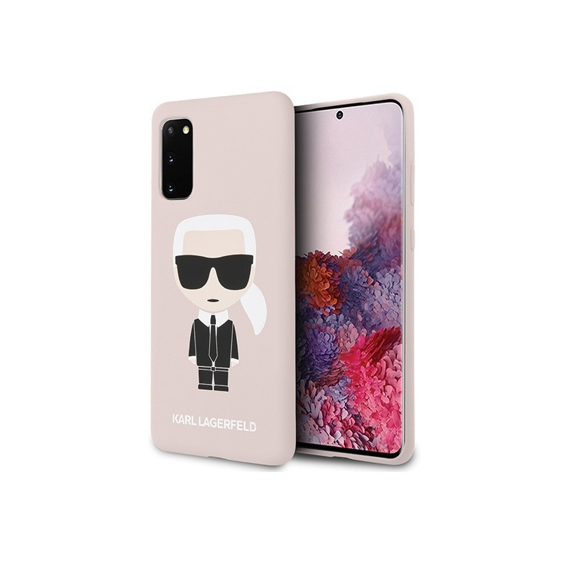 Buy Karl Lagerfeld KLHCS62SLFKPI Samsung Galaxy S20 hardcase light pink Silicone Iconic - 3700740473269 - KLD292PNK - Homescreen.pl