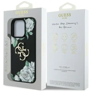 Kup Guess Trandafiri Texturați Logo-ul Big 4G Apple iPhone 16 Pro negru - GUE4531 - {ean13} - Sklep Home Screen