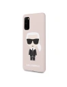 Kup Etui Karl Lagerfeld KLHCS62SLFKPI Samsung Galaxy S20 hardcase jasnoróżowy/light pink Silicone Iconic - KLD292PNK - {ean13} - Sklep Home Screen