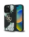 Guess Geäußerte Rosen Big 4G Logo Apple iPhone 16 Pro Max schwarz