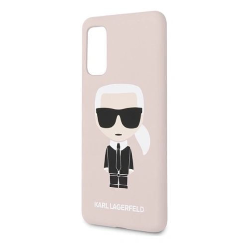 Kup Etui Karl Lagerfeld KLHCS62SLFKPI Samsung Galaxy S20 hardcase jasnoróżowy/light pink Silicone Iconic - KLD292PNK - {ean13} - Sklep Home Screen