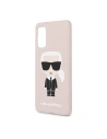 Kup Etui Karl Lagerfeld KLHCS62SLFKPI Samsung Galaxy S20 hardcase jasnoróżowy/light pink Silicone Iconic - KLD292PNK - {ean13} - Sklep Home Screen
