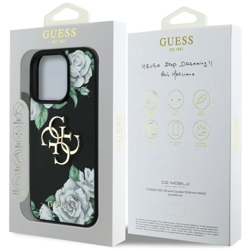 Kup Guess Geäußerte Rosen Big 4G Logo Apple iPhone 16 Pro Max schwarz - GUE4533 - {ean13} - Sklep Home Screen