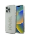 Karl Lagerfeld IML Rhinestones Logo Apple iPhone 16 Pro čirý