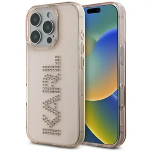 Buy Karl Lagerfeld IML Rhinestones Logo Apple iPhone 16 Pro pink - KLD22017 - {ean13} - Home Screen Store Europe