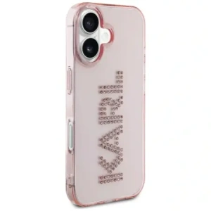 Kup Karl Lagerfeld Logo cu cristale IML Apple iPhone 16 roz - KLD22018 - {ean13} - Sklep Home Screen