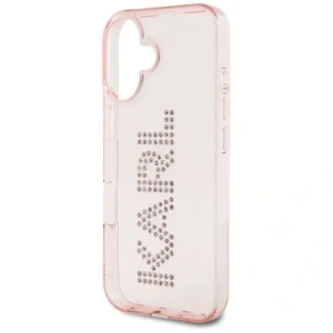 Kup Karl Lagerfeld Logo cu cristale IML Apple iPhone 16 roz - KLD22018 - {ean13} - Sklep Home Screen
