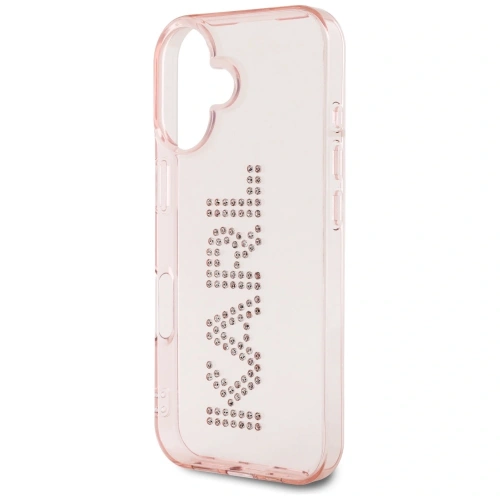 Kup Karl Lagerfeld Logo cu cristale IML Apple iPhone 16 roz - KLD22018 - {ean13} - Sklep Home Screen