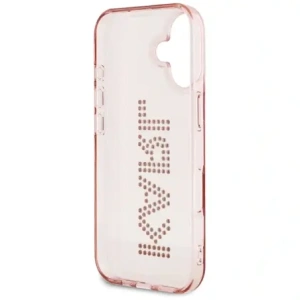 Kup Karl Lagerfeld Logo cu cristale IML Apple iPhone 16 roz - KLD22018 - {ean13} - Sklep Home Screen