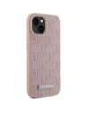 Kup Etui Karl Lagerfeld Leather Monogram Metal Logo MagSafe do Apple iPhone 15 różowy - KLD22019 - {ean13} - Sklep Home Screen