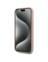 Kup Karl Lagerfeld Leder Monogram Metalllogo MagSafe Apple iPhone 15 pink - KLD22019 - {ean13} - Sklep Home Screen