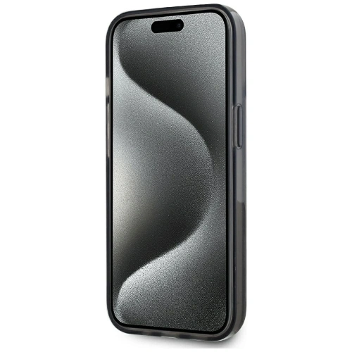Kup Karl Lagerfeld Tekutý třpytivý monogramový gradient Apple iPhone 15 černý - KLD22020 - {ean13} - Sklep Home Screen