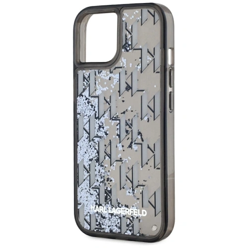 Kup Karl Lagerfeld Tekutý třpytivý monogramový gradient Apple iPhone 15 černý - KLD22020 - {ean13} - Sklep Home Screen