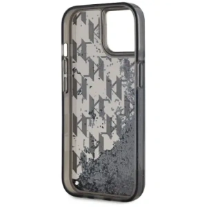 Buy Karl Lagerfeld Liquide Glitter Monogram Gradient Apple iPhone 15 black - KLD22020 - {ean13} - Home Screen Store Europe