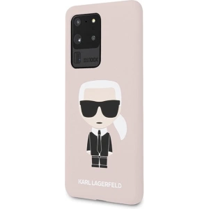 Kup Etui Karl Lagerfeld KLHCS69SLFKPI Samsung Galaxy S20 Ultra hardcase jasnoróżowy/pink Silicone Iconic - KLD293PNK - {ean13} - Sklep Home Screen