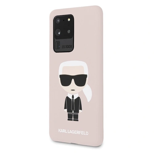 Kup Etui Karl Lagerfeld KLHCS69SLFKPI Samsung Galaxy S20 Ultra hardcase světle růžový/pink Silicone Iconic - KLD293PNK - {ean13} - Sklep Home Screen