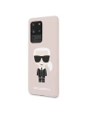 Kup Etui Karl Lagerfeld KLHCS69SLFKPI Samsung Galaxy S20 Ultra hardcase jasnoróżowy/pink Silicone Iconic - KLD293PNK - {ean13} - Sklep Home Screen